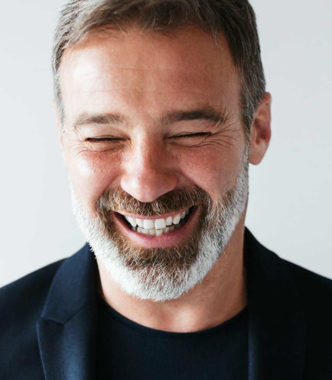 Young man smiling