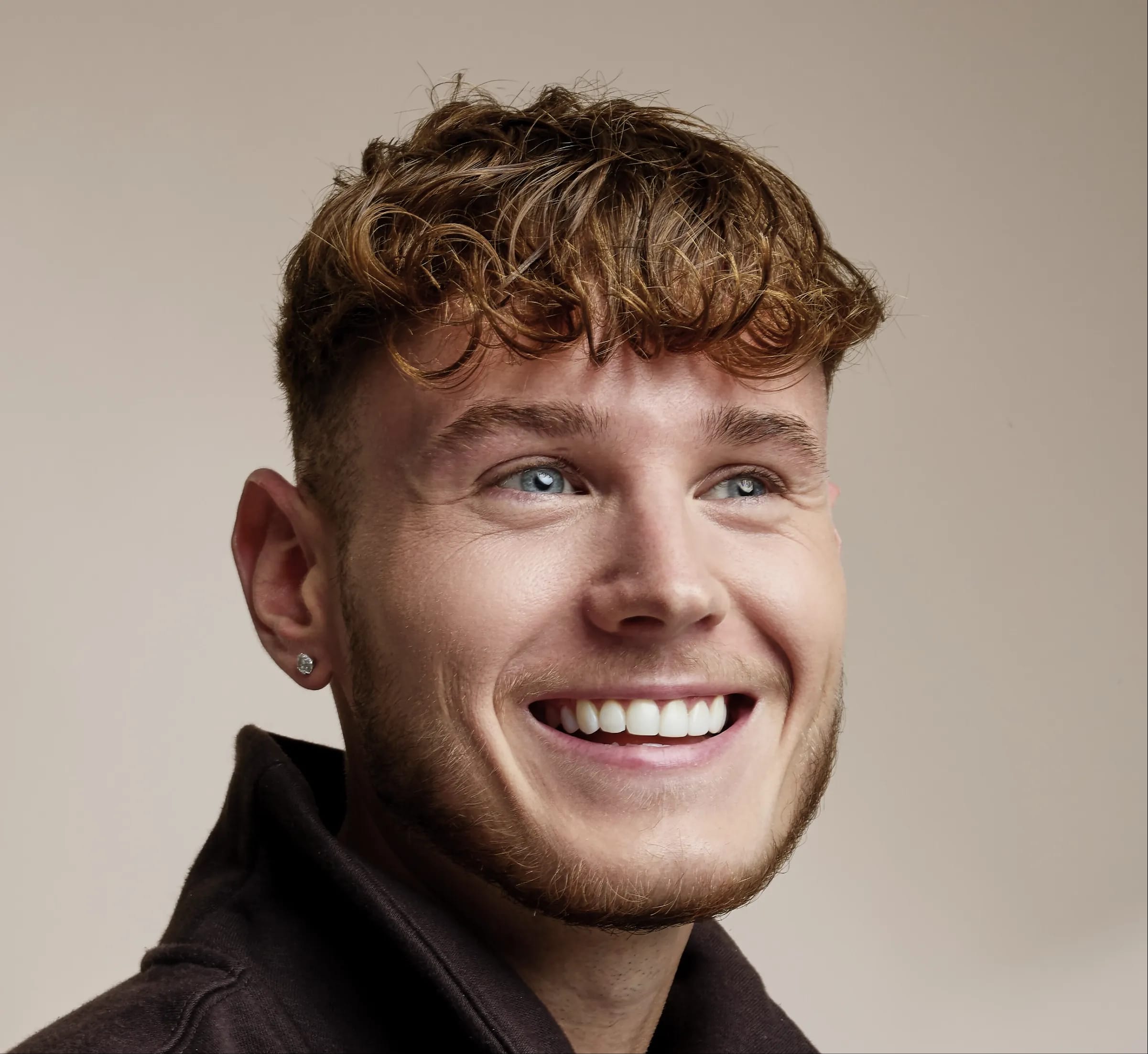 Man smiling after dental treatment