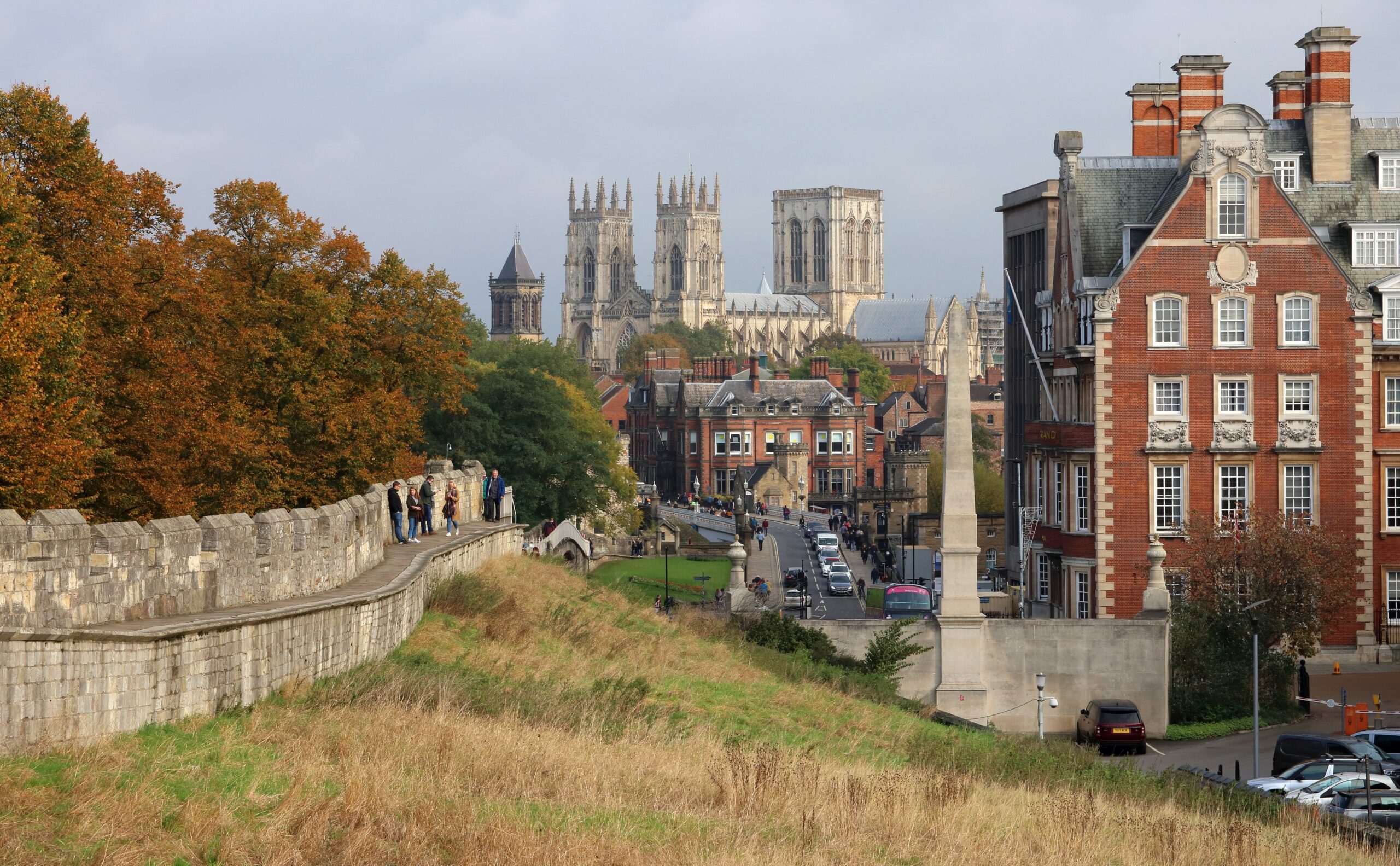 York city with Minster in background